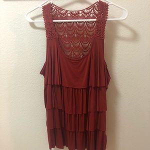 H&M Rust Red Blouse/Tank